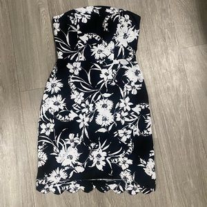 B Darlin Scalloped Hem Envelope Dress